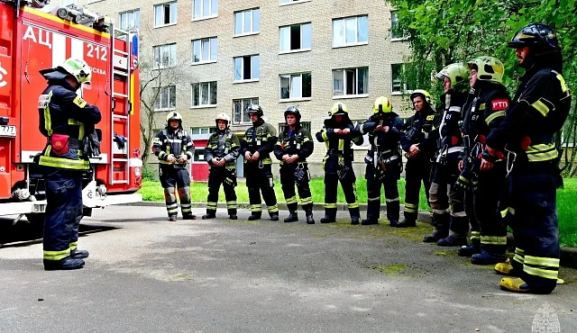 В студенческом городке МИЭТ Зеленограда прошли пожрано-тактические учения