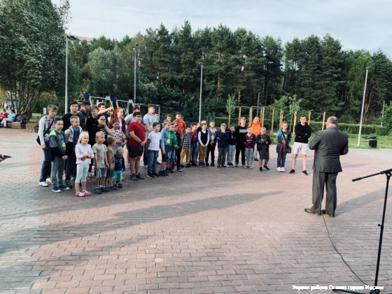 Торжественная линейка посвящённая памяти погибших детей в Беслане прошла 3 сентября