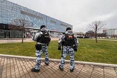 Безопасность матча КХЛ в Москве обеспечила Росгвардия